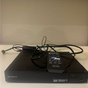 Sony Black Blu-ray Player with Remote Control